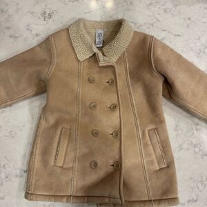 Vintage Y2K Baby Gap Faux Shearling Peacoat Jacket – Size 5T